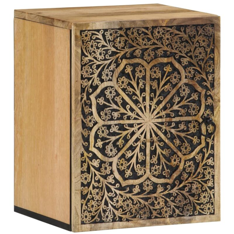 Vidaxl - Armoire de salle de bain murale 38x33x48cm bois massif manguier