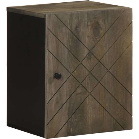 Armoire de salle de bain murale 38x33x48cm bois massif manguier vidaXL