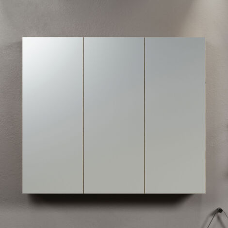 Armoire de toilette 3 portes 80x17x67 cm naturel - FRUTZ