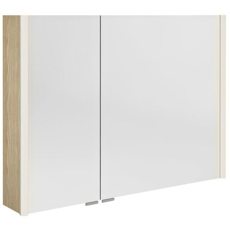 Armoire de toilette ALIX avec éclairage LED 96x70x17,5cm, Orme Bardini