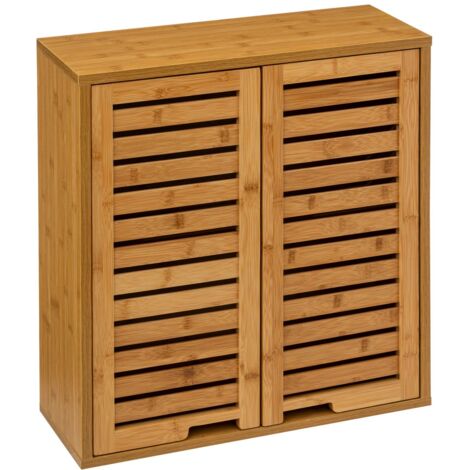 Armoire de toilette bambou Sicela - 58 x H. 51 cm