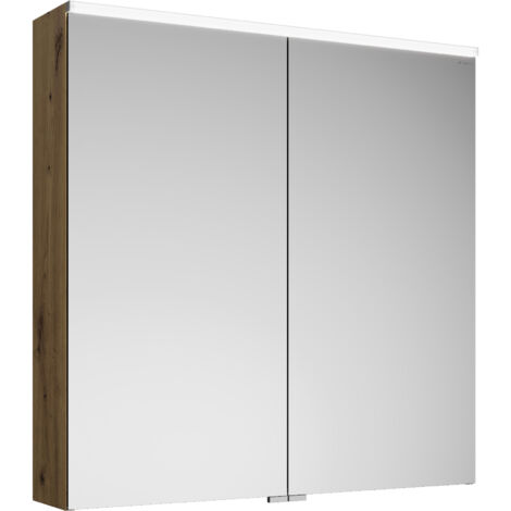 Armoire de toilette burgbad Eqio avec applique LED et éclairage