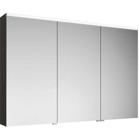 Armoire de toilette burgbad Eqio avec applique LED et éclairage