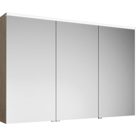 Armoire de toilette burgbad Eqio avec applique LED et éclairage