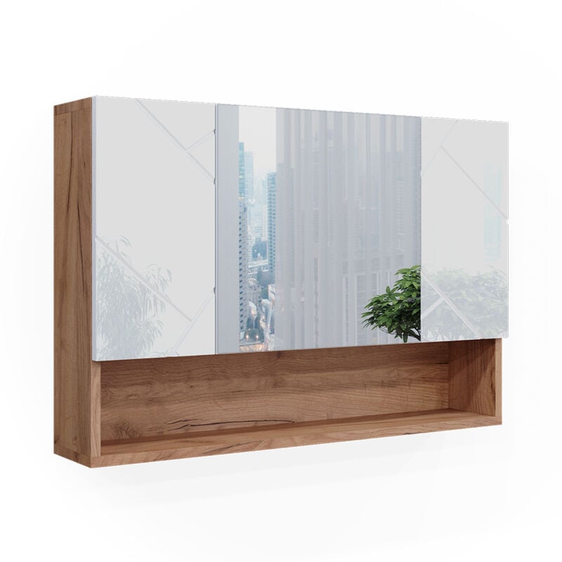 Armoire de toilette Irma, Chêne, 80.1 x 55 cm Vicco