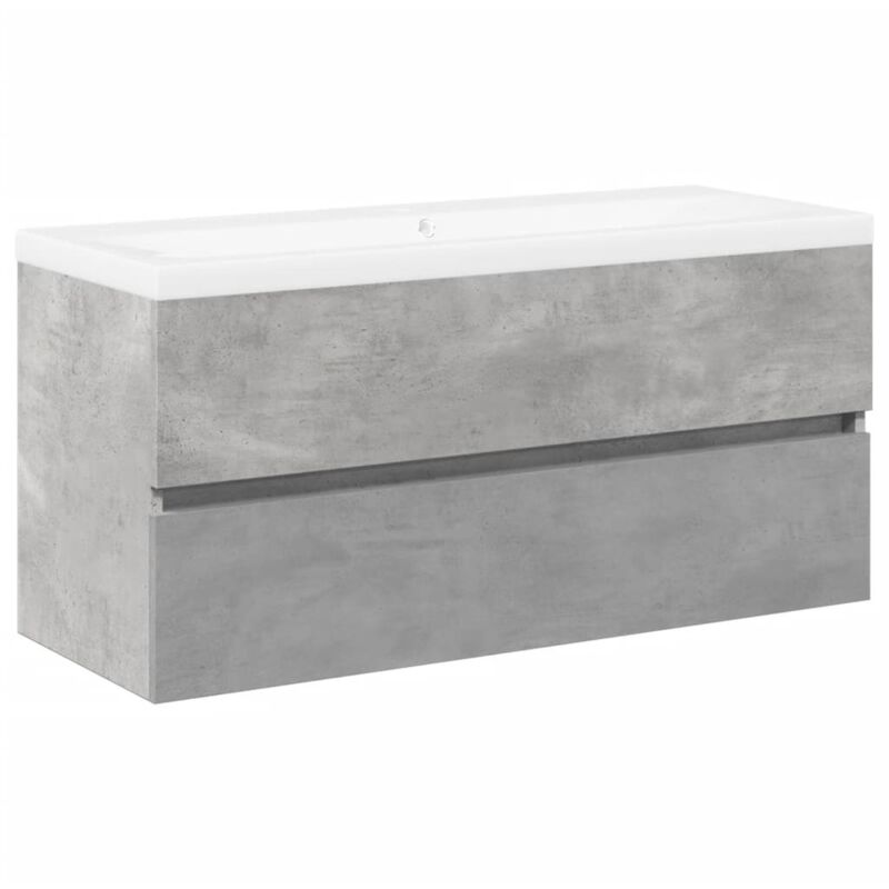 Vidaxl - Ensemble de meubles de salle de bain 2 pcs gris béton