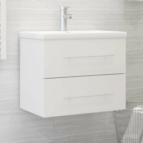 Armoire d'évier Blanc 60x38,5x48