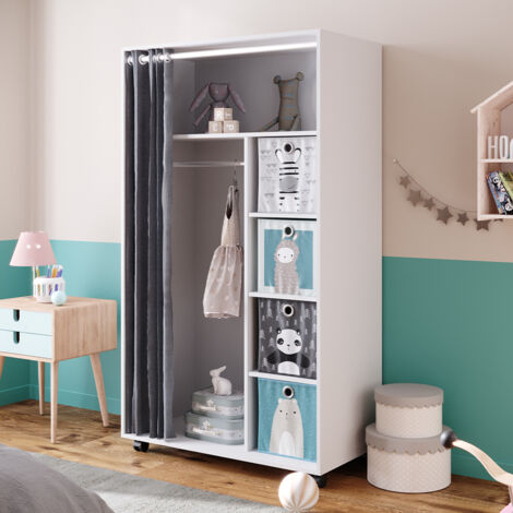 Armoire Doros, Blanc, 100 x 168 cm, Vicco