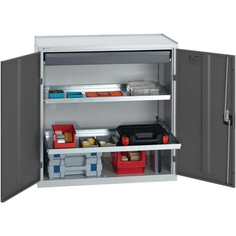 Armoire d'outillage/Servante de machine H1000xl1000xP500 mm 1 tiroir. 2 étagères