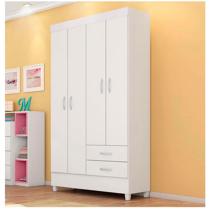 Armoire dressing juvenile gabi - Blanc