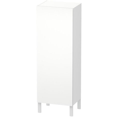 Armoire Duravit L-CUBE 500x363x1320mm ouverture droite blanc mat