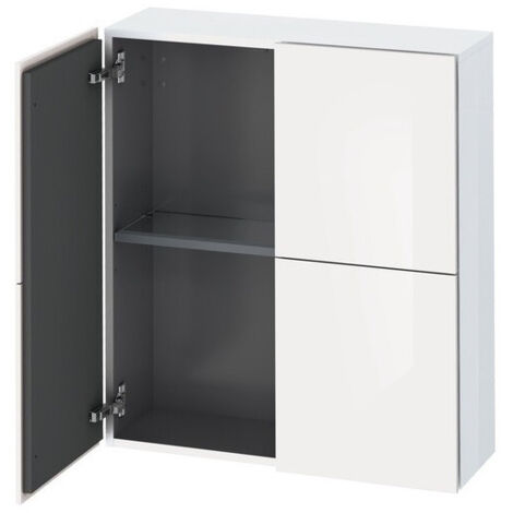 Armoire Duravit L-CUBE 700x243x800mm blanc brillant