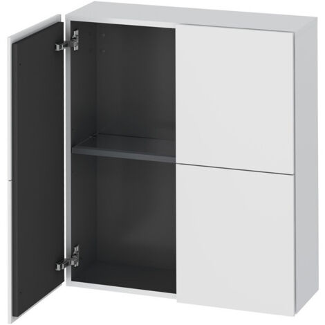 Armoire Duravit L-CUBE 700x243x800mm blanc mat