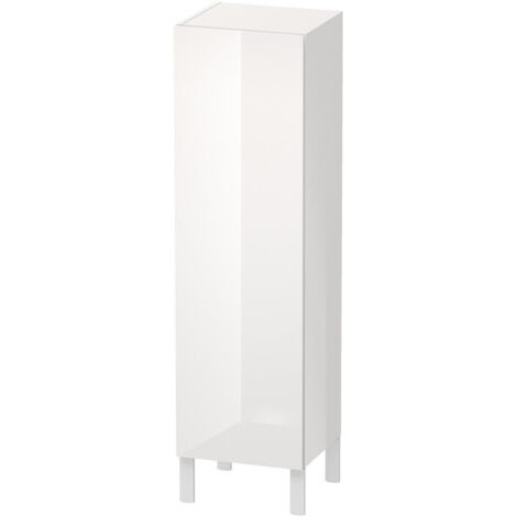 Armoire Duravit L-CUBE ind 250/500x200/363x901/1320mm ouverture gauche blanc brillant