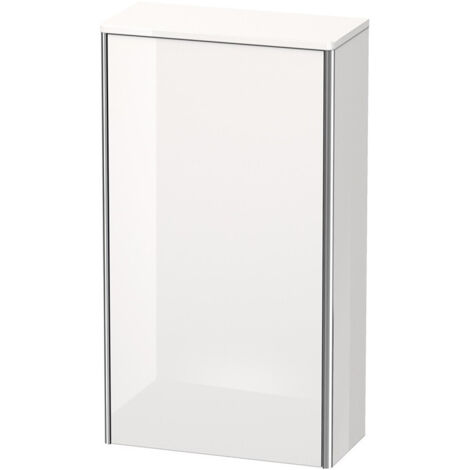 Armoire Duravit XSQUARE 880x500x236mm ouverture droite blanc brillant