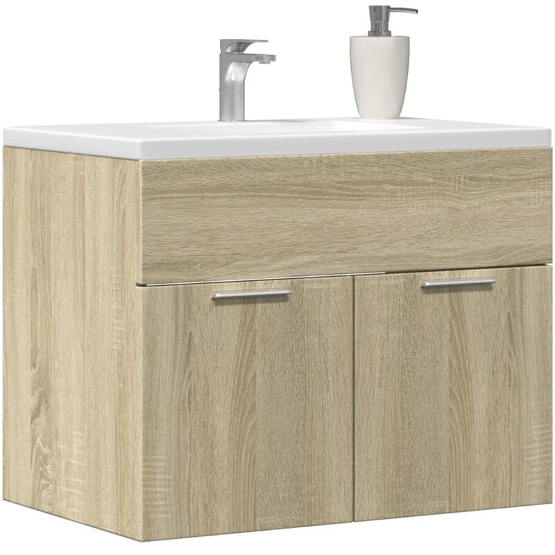 Vidaxl - Armoire d'évier Chêne sonoma 60x38,5x46 cm Aggloméré