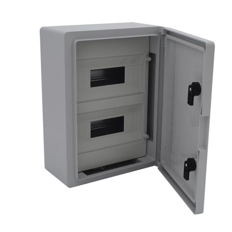 Em Distribution - Armoire électrique 24 modules 400x300x165mm étanche IP65 - Porte pleine - avec rail din