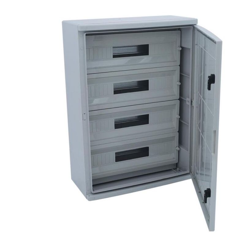 Armoire électrique 88 modules 700x500x245mm étanche IP65 - Porte pleine - avec rail din