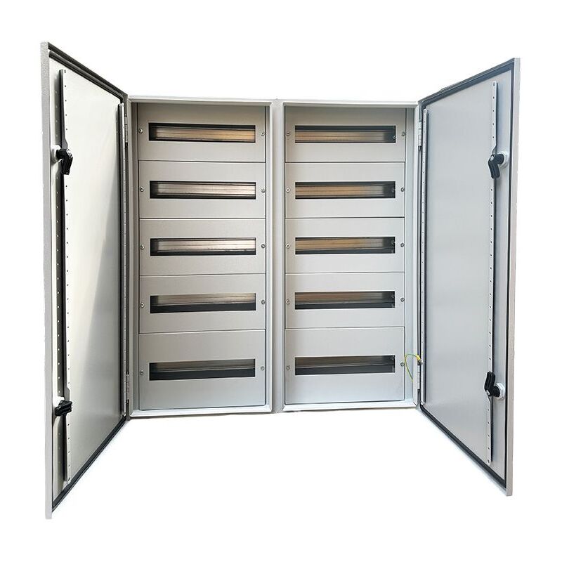Em Distribution - Armoire électrique métallique 180 modules (12x15) 1000x750x200mm étanche IP54 - avec rail din