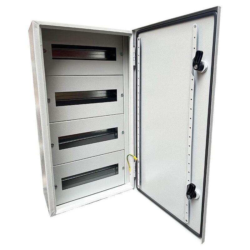 Em Distribution - Armoire électrique métallique 60 modules (4x15) 600x400x175mm étanche IP54 - avec rail din
