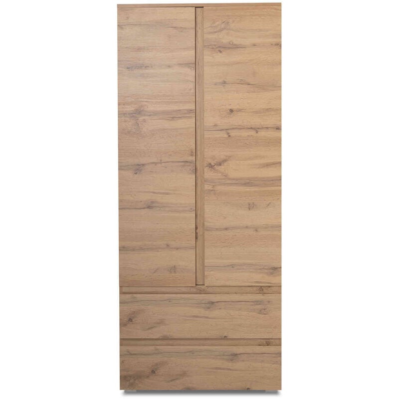 Armoire en bois imitation chêne naturel - AR7057