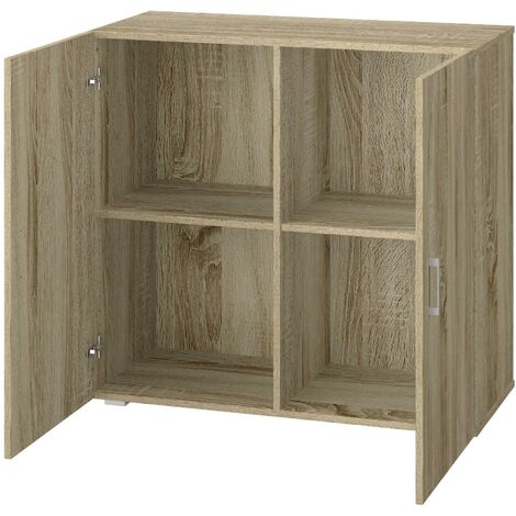 ARMOIRE EN CHÊNE À DEUX PORTES