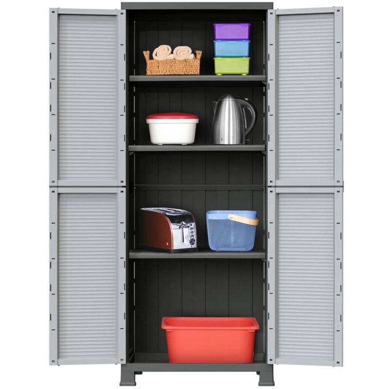 vidaXL Armoire en plastique 68x39x171,5 cm