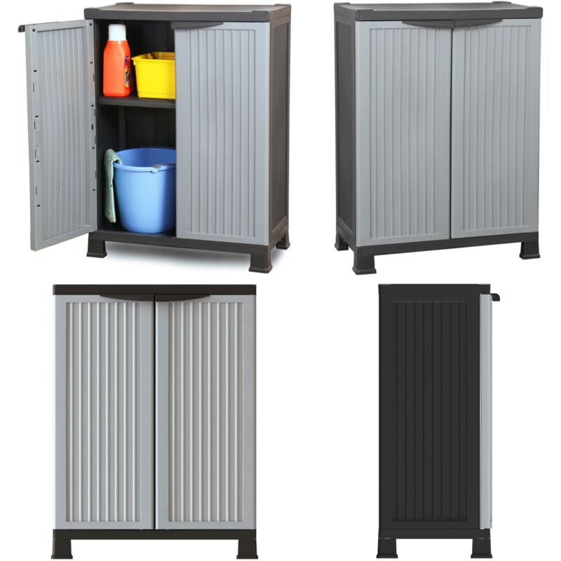 Vidaxl - Armoire en plastique 68x39x92 cm - Meuble De Rangement - Armoire Plastique - Rangement Intérieur - Organisation Maison - Placard Étroit