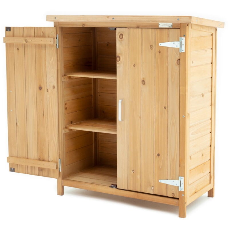 Gardiun - Armoire de Rangement Abby 40x75x90 cm en Bois
