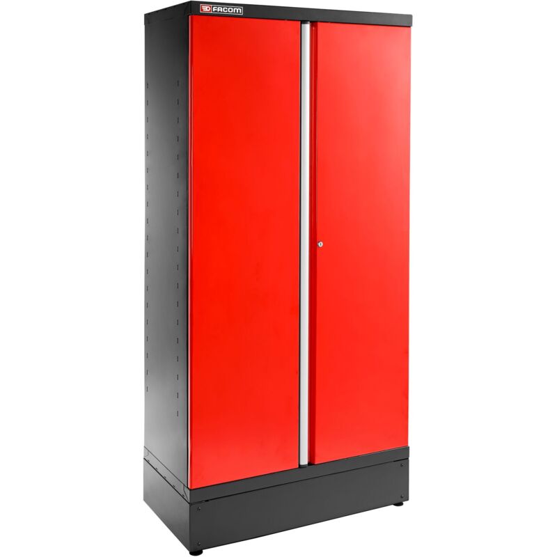 Facom - Armoire 2m JLS3, 2 portes pleines, rouge