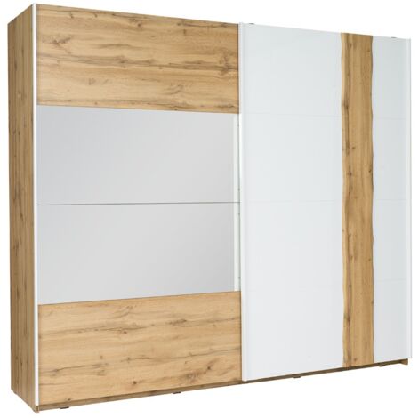 Chambre adulte YANIS avec armoire portes coulissantes 271 cm et