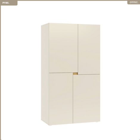 Armoire - H.184 x L.100 x P.57 - PYRE - CACHEMIRE