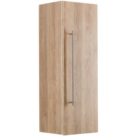 Armoire haute 100 cm décor chêne
