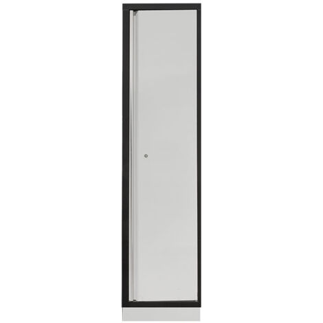 Armoire haute 60x45.8x200cm 3 etageres capacite 180kg pour atelier Fervi a007/02