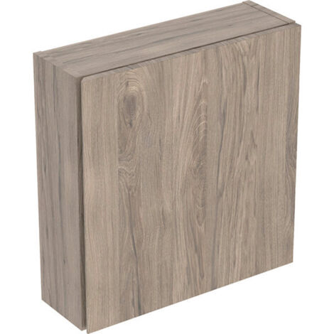 Armoire haute compacte Geberit iCon carrée H46 7 1 porte Noyer Carya - GEBERIT 502.319.JR.1