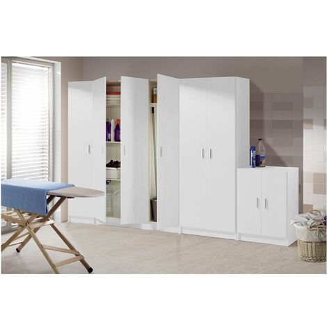 ARMOIRE HAUTE MULTIUSAGE FLORO - Blanc - 1 - Blanc