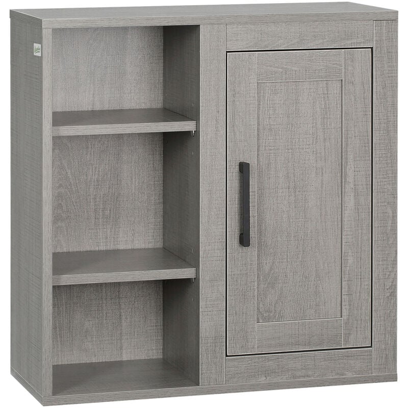MH - Armoire haute murale oxford grise