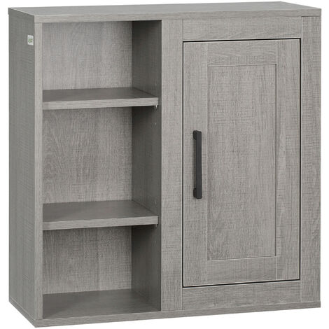 Armoire haute murale OXFORD grise