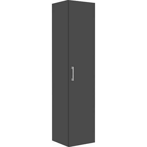 Armoire haute serei MAA 1 porte anthracite mat, butée à gauche 350x1585x370mm
