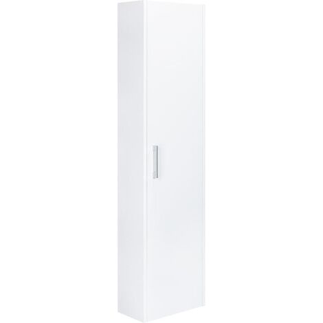 Armoire haute serie MAA 1 porte, blanc mat, butée à droite