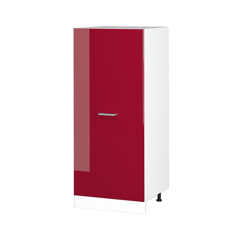Vicco - Armoire haute universelle R-Line, Rouge bordeaux Haute brillance, 60 cm avec grande porte