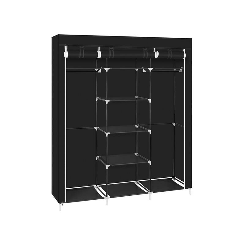 Dolaso - Armoire intissé 5 couches 9 compartiments 15045175-noir