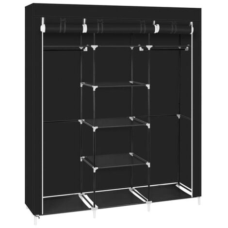 Armoire intissé 5 couches 9 compartiments 15045175-noir
