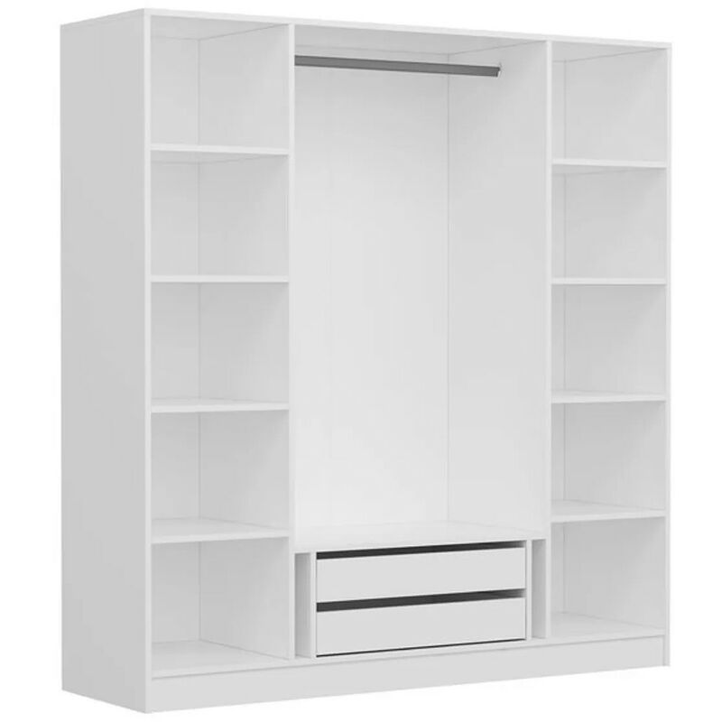 Armoire kale blanc 180x52x190 cm