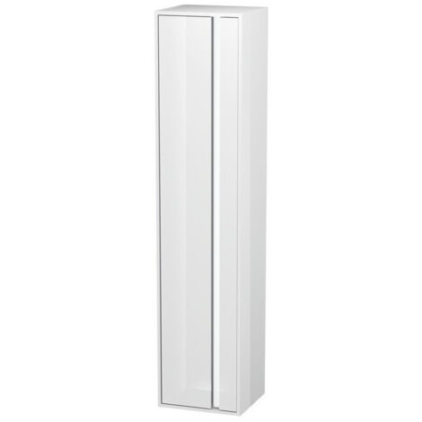 Armoire KETHO 360x400x1800mm ouverture gauche blanc brillant
