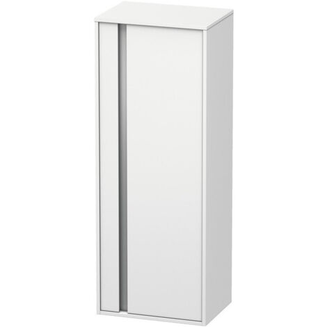 Armoire KETHO 360x500x1320mm ouverture droite blanc mat