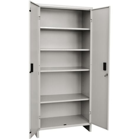 PROMETAL Armoire de Travail 2 Portes Cm. 179 x 80 x 40 En Kit