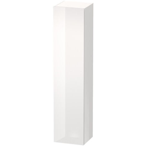Armoire L-CUBE 400x363x1760mm ouverture droite blanc brillant