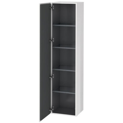 Armoire L-CUBE 400x363x1760mm ouverture gauche blanc brillant