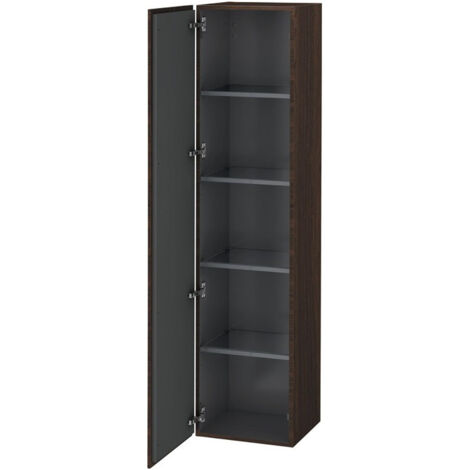 Armoire L-CUBE 400x363x1760mm ouverture gauche noyer geb